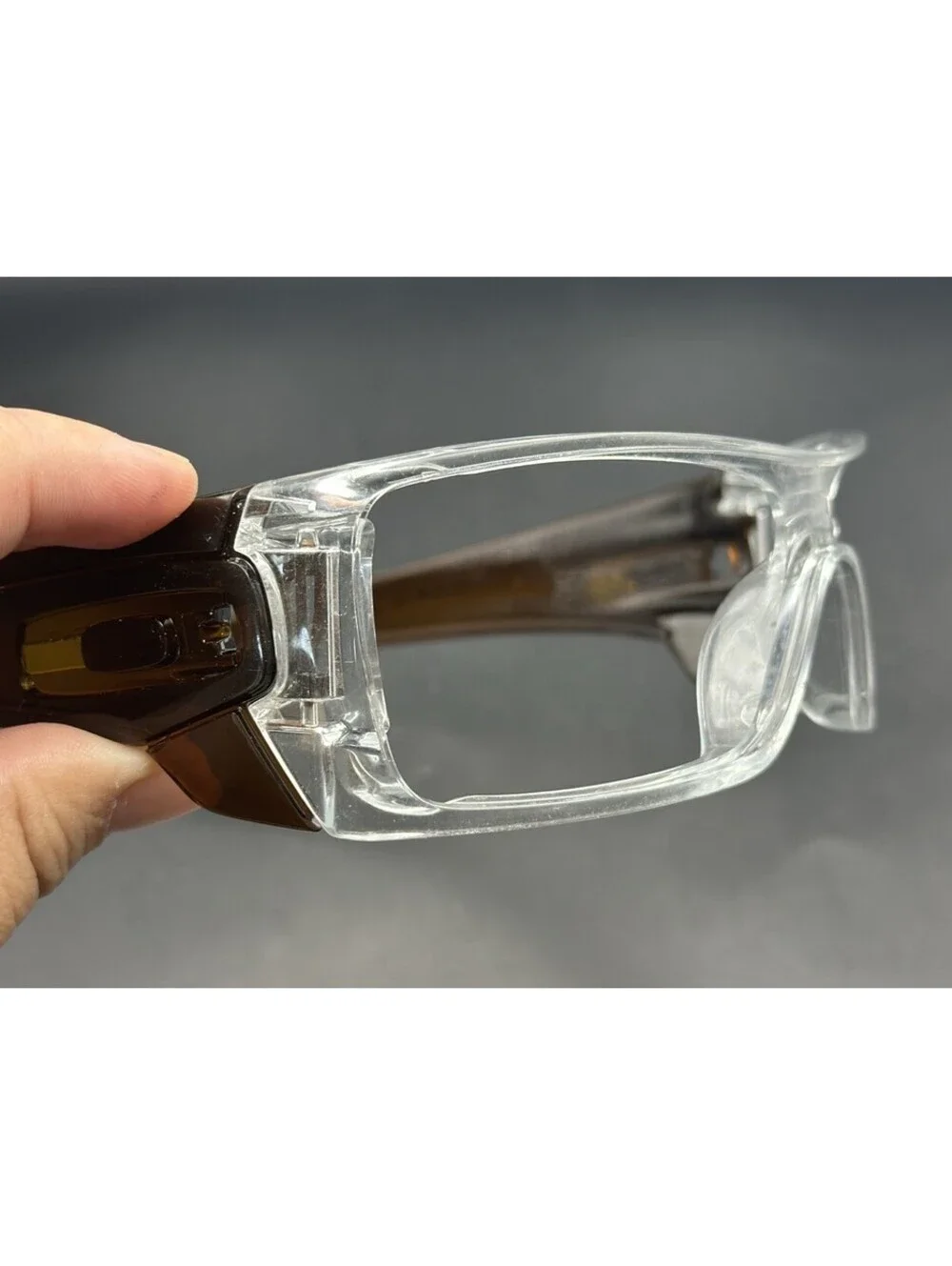 Oakley Batwolf Polished Clear/Rootbeer Frame